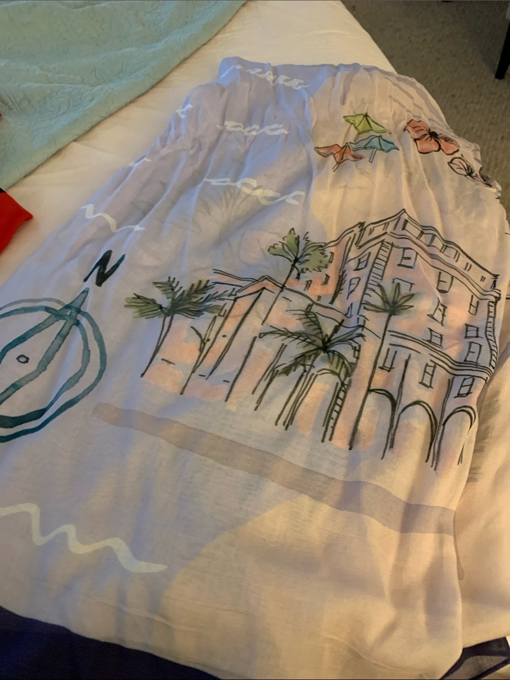 Ann Taylor tropical pareo